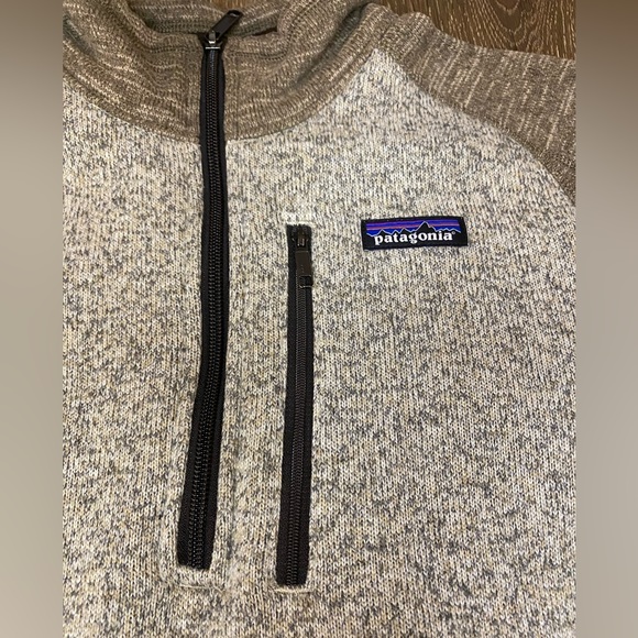Patagonia 1/4 zip fleece- men’s small (brown/tan - Picture 6 of 14